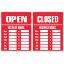 Cosco Sign, Reverse Open/Closed (098072)