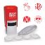 2000 PLUS® Stamp Kit, 4 Interchangeable Messages, 5/8" impression, Red (035670)