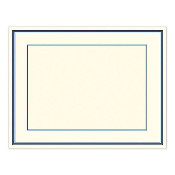Great Papers! Navy Embossed Border Certificate, 8.5" x 11", 15 Count (20103774)