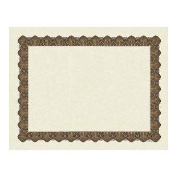 Great Papers! Metallic Gold Border Certificate, for Awards, Achievements and Accomplishments, Printer Friendly 8.5”x11”, 100 Sheet Pack (934000)
