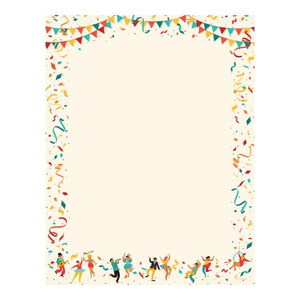 Great Papers!® Mardi Gras Letterhead, 8.5" x 11", 80 count (2020020)
