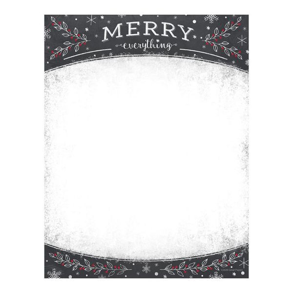 Great Papers! Merry Everything Holiday Letterhead , 8.5" x 11", 80 count (2020105)