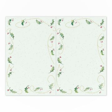 Great Papers! Holly Bunch 2-Up Invitation, 25 sheets/50 invitations, 5.5" x 8.5" (926234)
