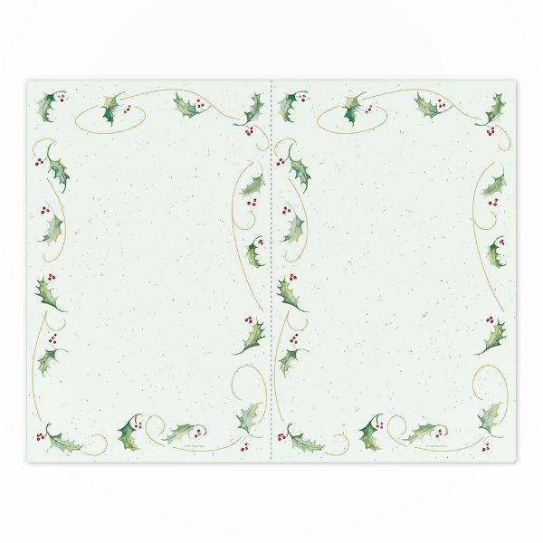 Great Papers! Holly Bunch 2-Up Invitation, 25 sheets/50 invitations, 5.5" x 8.5" (926234)