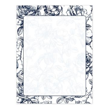 Great Papers! French Rose Letterhead, for Letters, Invitations and Personal Messages, Printer Friendly 8.5” x 11”, 80 Count (2017036)