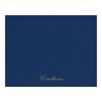Great Papers! Excellence Certificate Cover, Navy, 12" x 9.375", 5 count (2017044)