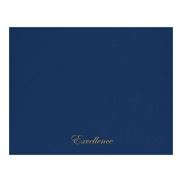 Great Papers! Excellence Certificate Cover, Navy, 12" x 9.375", 5 count (2017044)