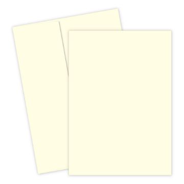 Great Papers! Ivory Flat Cards and Envelopes, 5.5"x7.75", 100 Count (2012093)