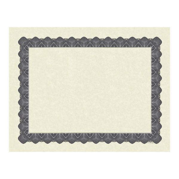 Great Papers! Metallic Silver Border Certificate, 8.5" x 11", 25 Count (934325)