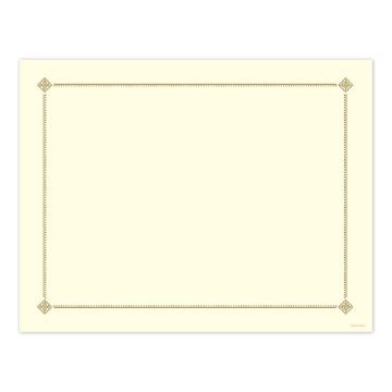 Great Papers! Corner Tiles Gold Foil Certificate, 8.5" x 11", 12 Count (2012197)