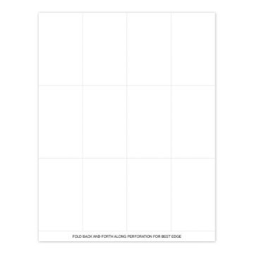 Great Papers! Pearl Border White Place Cards, 3.5"x2.125", 60 Count (959040)