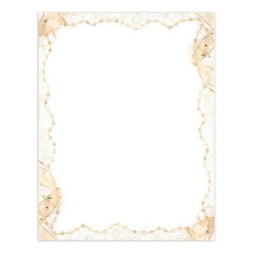 Great Papers! Gold Party Letterhead, 80 Count, 8.5"x11" (2013183)