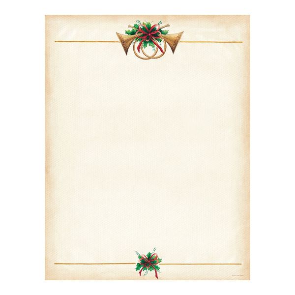 Great Papers! Antique Horns Letterhead, 80 count, 11" x 8.5" (2015050)