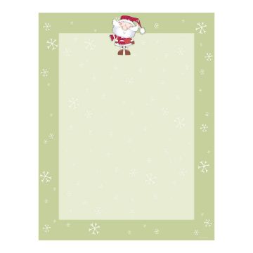 Great Papers! Merry Christmas Santa Letterhead, 8.5" x 11", 80 count (2015053)