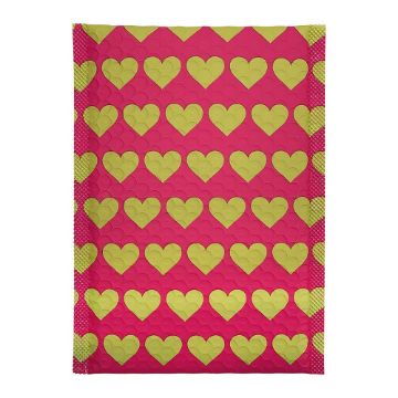 Great Papers! Bubble Mailer Shipping Envelope, Gold Heart Design, Self-Seal, for Small Business, Boutique, Gifts, Water Resistant 25 Pack (2022021)