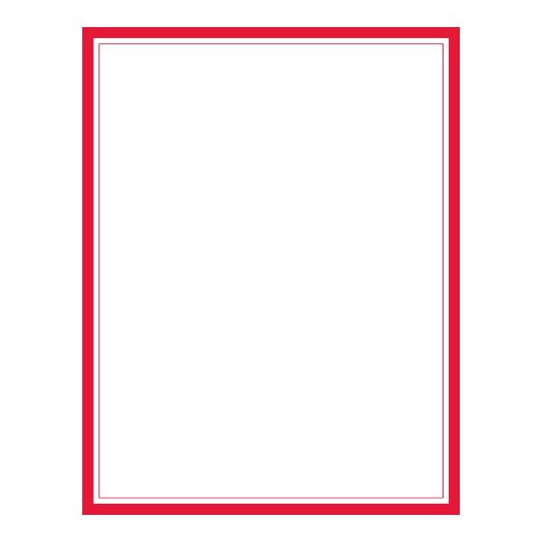Great Papers! Red Border Letterhead, 8.5"x11", 80 Count (2014018)
