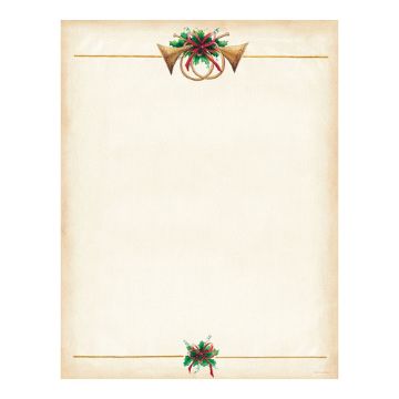 Great Papers! Antique Horns Letterhead, 25 count, 11" x 8.5" (2015056)