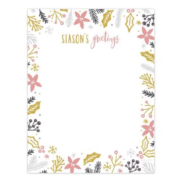 Great Papers! Modern Holiday Letterhead, 8.5" x 11", 80 count (2020101)