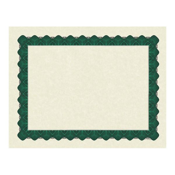 Great Papers! Metallic Green Certificate, 8.5 x 11 Inches, 25 Count (934225)