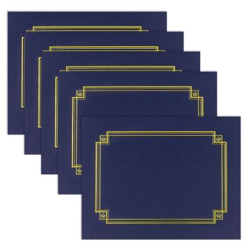 Great Papers!  Certificate Cover, Linen, 12" x 9.375", Navy, 102 count (2020138)