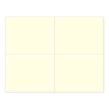 Great Papers!  Ivory 4-Up Postcards, 25 sheets/100 postcards, 5.5" x 4.25" (912550)