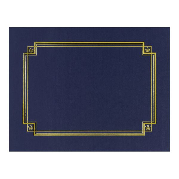 Great Papers! Navy Linen Certificate Cover, 12"x 9.375", 3 Count (938903)