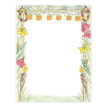 Great Papers! Luau Letterhead, 80 Count, 8.5"x11" (2014261)