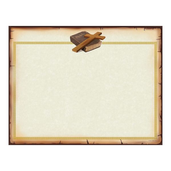 Great Papers! Holy Certificate 15 count -  8.5" x 11" - 2015108