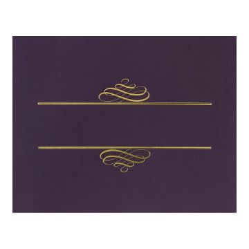 Great Papers! Plum Certificate Cover for Awards and Recognition, 12” x 9.375”, 250 GSM, Pack of 5 (903106)