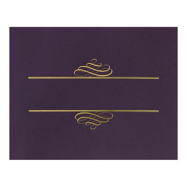 Great Papers! Plum Certificate Cover for Awards and Recognition, 12” x 9.375”, 250 GSM, Pack of 5 (903106)