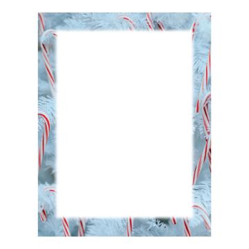 Great Papers! Winter Candy Canes Holiday Stationery Letterhead, 8.5" x 11", 50 count (2021115)
