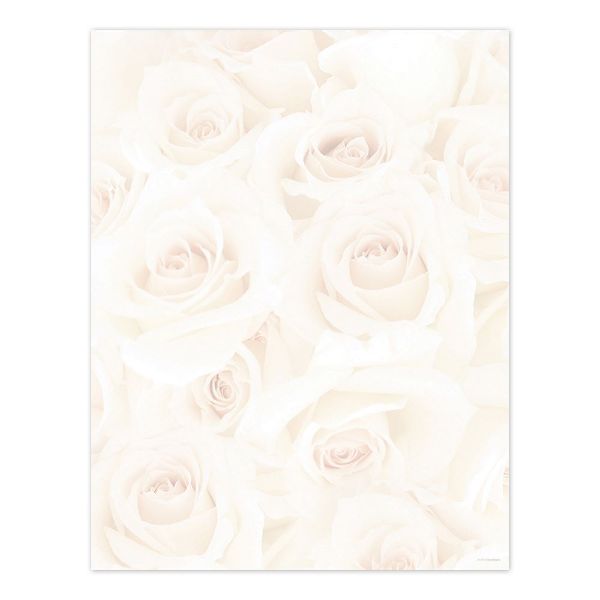 Great Papers! Blush Roses Letterhead, 80 Count, 8.5"x11" (2014334)