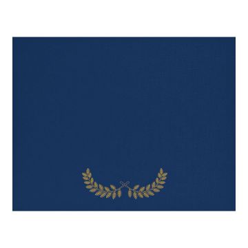 Great Papers! Laurel Certificate Cover, Navy, 12" x 9.375" , 5 count (2017046)