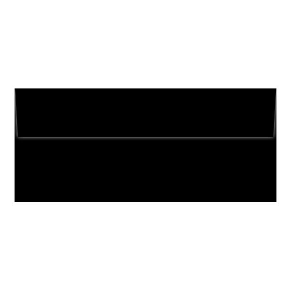Great Papers! Black #10 Envelope, 9.5"x4.125", 40 Count (2013208)