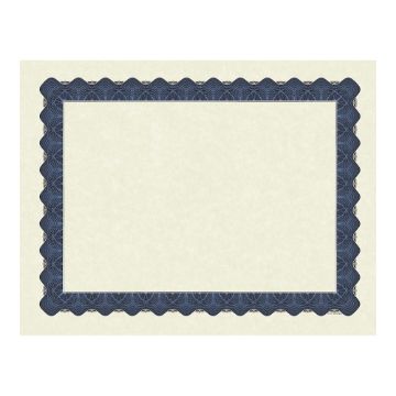 Great Papers! Metallic Blue Border Certificate for Awards, Achievements and Recognition, 8.5”x11” Printer Friendly, 100 Sheet Pack (934400)