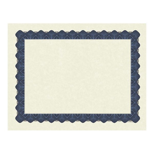 Great Papers! Metallic Blue Border Certificate for Awards, Achievements and Recognition, 8.5”x11” Printer Friendly, 100 Sheet Pack (934400)
