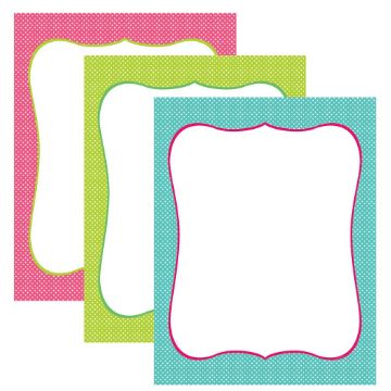 Great Papers! Spring Dots Assortment Letterhead, 8.5"x11", 60 Count (2013065)