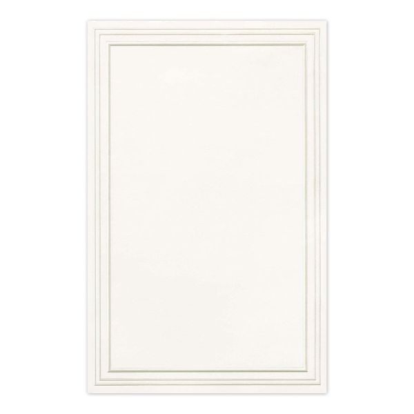 Great Papers! Triple Pearl Embossed Border Ivory Bulletin, 5.5"x8.5", 50 Count (20104063)