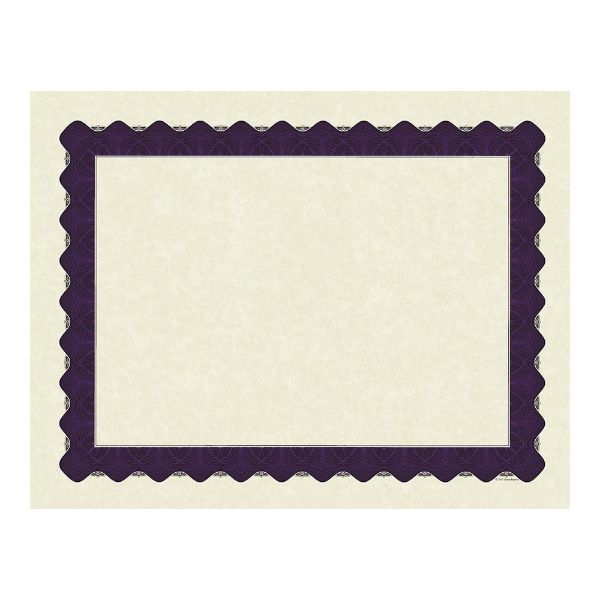 Great Papers! Metallic Purple Border Certificate, 8.5"x11", 100 Count (961021)