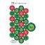 Great Papers! Holiday Circles Glitter Seals, 25 count, 1" (20102261)