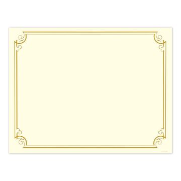 Great Papers! Golden Scroll Gold Foil Certificate, 8.5" x 11", 12 Count (2011859)