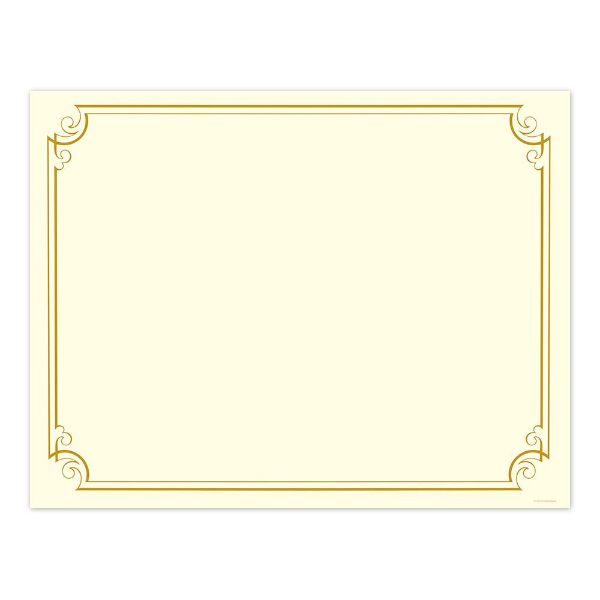 Great Papers! Golden Scroll Gold Foil Certificate, 8.5" x 11", 12 Count (2011859)