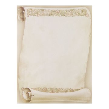 Great Papers! Florentine Scroll Letterhead, 80 Count, 8.5"x11" (2014237)