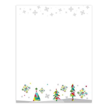 Great Papers! Prismatic Holiday Letterhead, 80 count, 11" x 8.5" (2015043)