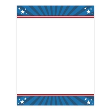 Great Papers! Stars And Stripes Letterhead , 8.5" x 11", 80 count (2020108)