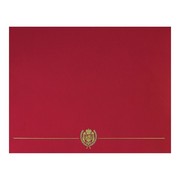 Great Papers! Red Classic Certificate Cover, 12 x 9.375 Inches, 5 Count (903031)