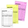 COSCO Business Forms 3-Part Carbonless Consecutively Numbered, Sales Order, 4.1875" x 7.1875", 50 Sets (074054)