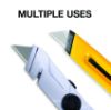 COSCO Heavy Duty Utility Knife Replacement Blades, 10-Pack, Fits COSCO 091467 Retractable Utility Knife (091470)