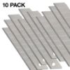 COSCO Snap-Off Shop Knife Replacement Blades, 10-Pack, 8-Segment Snap Blades for Utility Knives (091471)