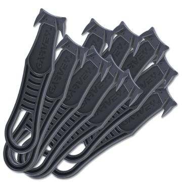 Garvey Shielded Safety Cutter Multipack, Black Disposable Box Cutters, 10-Pack of 10 Count (091454PK2)